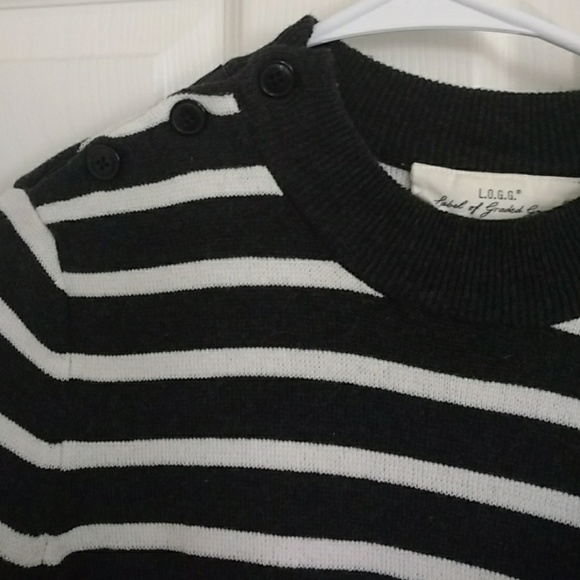 Striped sweater tunic or dress - Picture 2 of 4